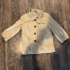 J Crew Khaki Light Weight Blazer - Size 8